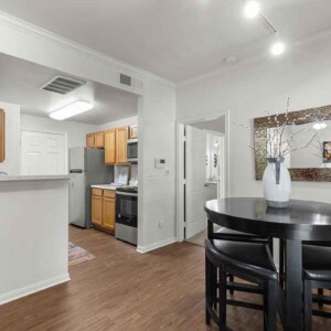 dining and kitchen