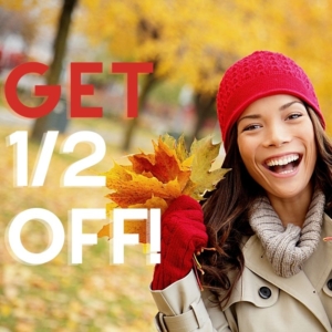 1/2 off special
