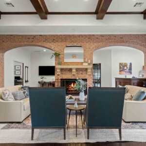 sitting area in clubhouse