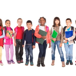 kids holding books