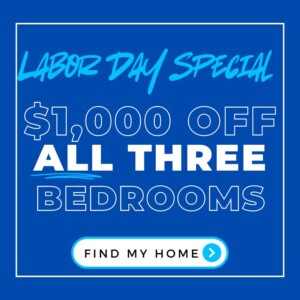 $1000 off 3 bedrooms
