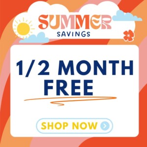 1/2 month free