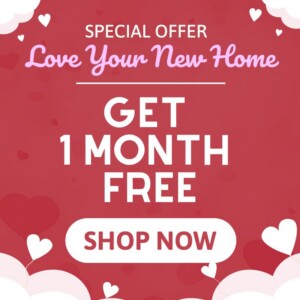 get 1 month free