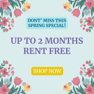 Spring Special - Get up to 2 months rent free.